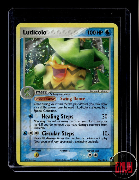 Ludicolo Lightly Played 10/107 Rare Deoxys Pokemon