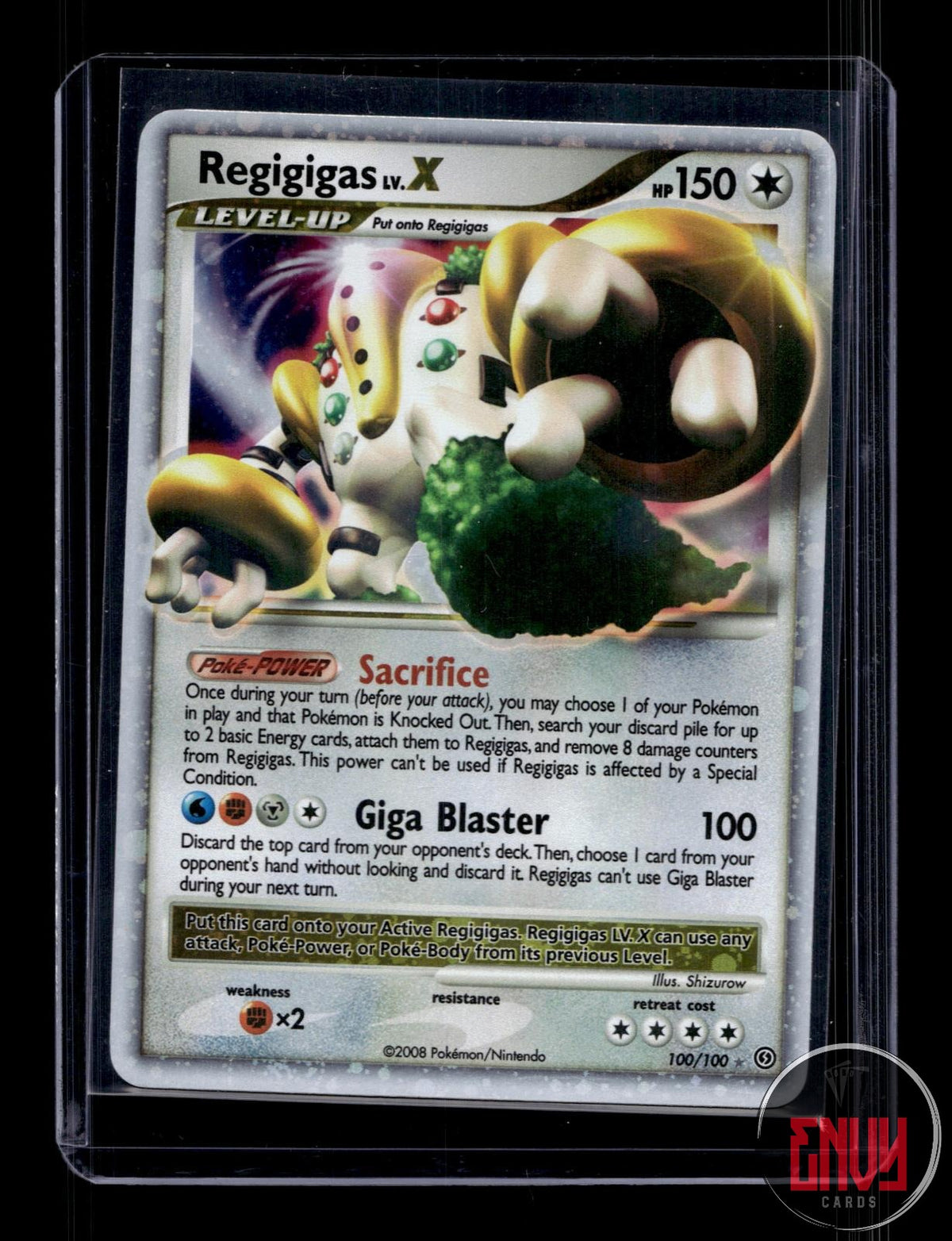 Regigigas LV.X LP 100/100 LV.X Stormfront Pokemon Holo