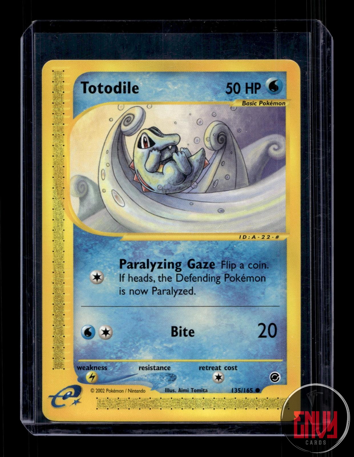 Totodile Lightly Played 135/165 Common Expedition Base Set Pokemon