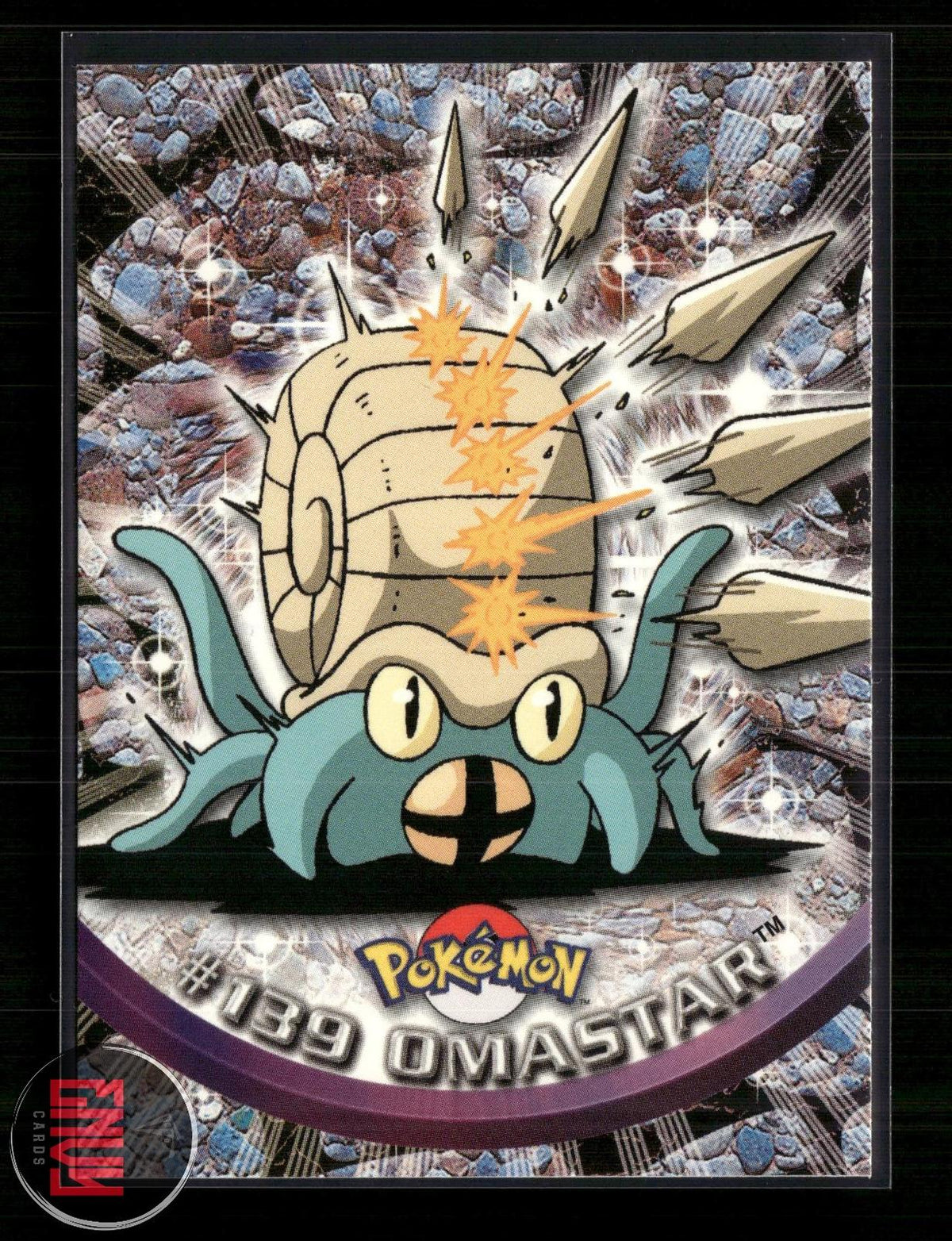 Omastar LP #139 Topps Trading Cards Series 3 Pokemon