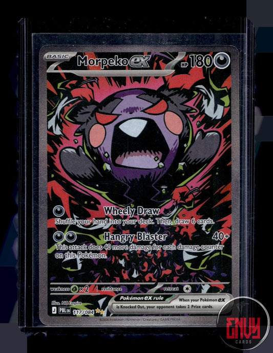 Morpeko ex Near Mint 117/084 Special Illustration Rare Pitch Black Pokemon Holo