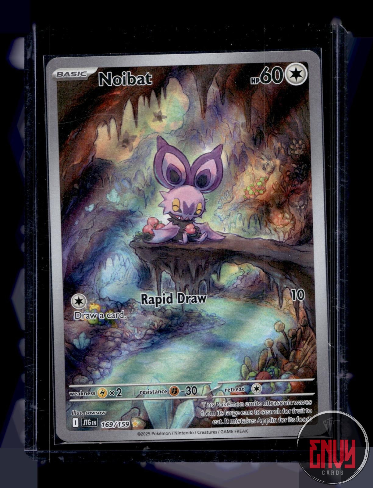 Noibat Near Mint 169/159 Illustration Rare Journey Together Pokemon