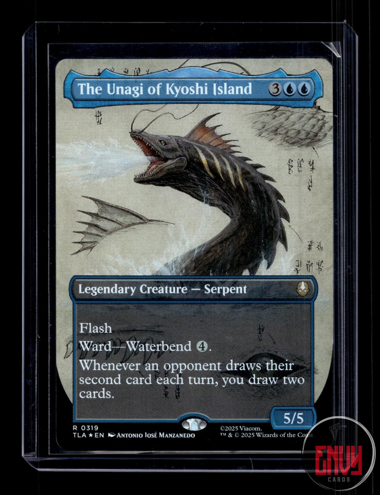 The Unagi of Kyoshi Island (Borderless) NM 319 Avatar: TLA Magic: The Gathering