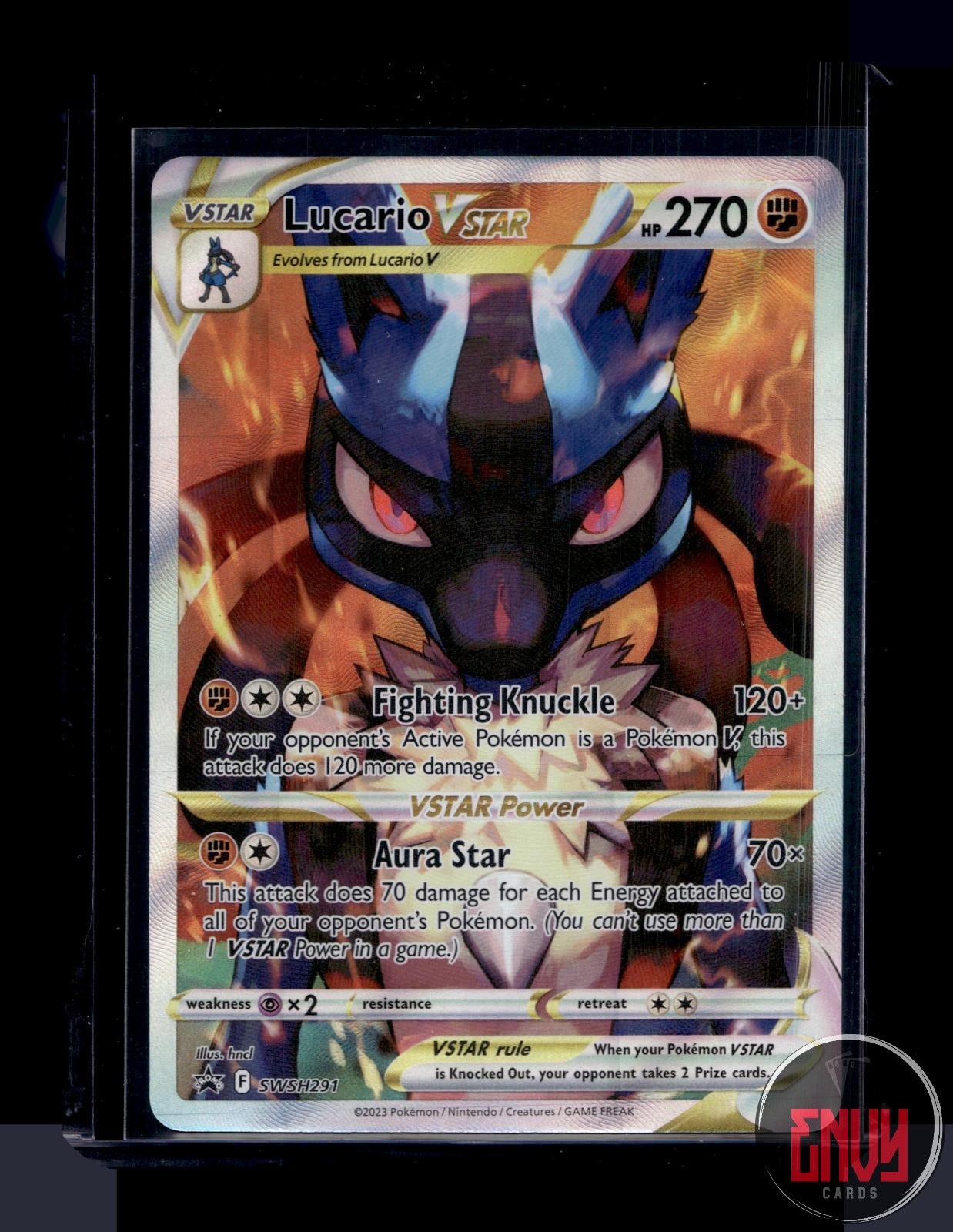 Lucario VSTAR Near Mint SWSH291 Promo Sword & Shield Promo Pokemon