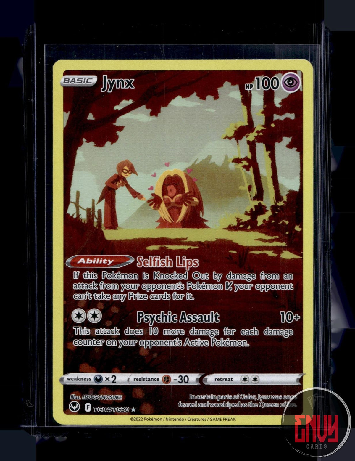 Jynx NM TG04/TG30 Silver Tempest Trainer Gallery Pokemon Holo