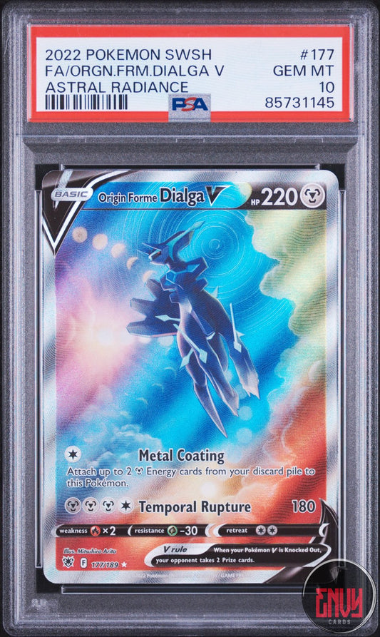 Origin Forme Dialga V 177/189 Astral Radiance Pokemon PSA 10 Gem Mint