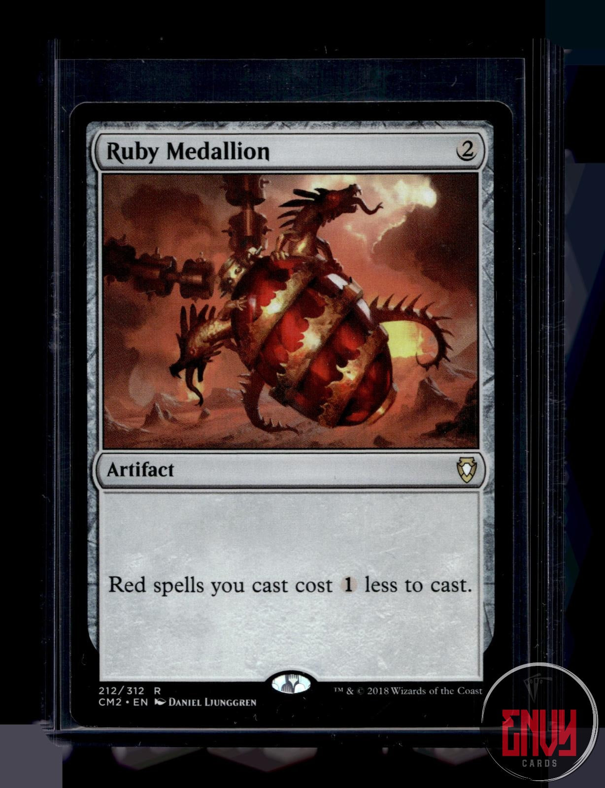 Ruby Medallion LP 212 Rare Commander Anthology Volume II Magic: The Gathering