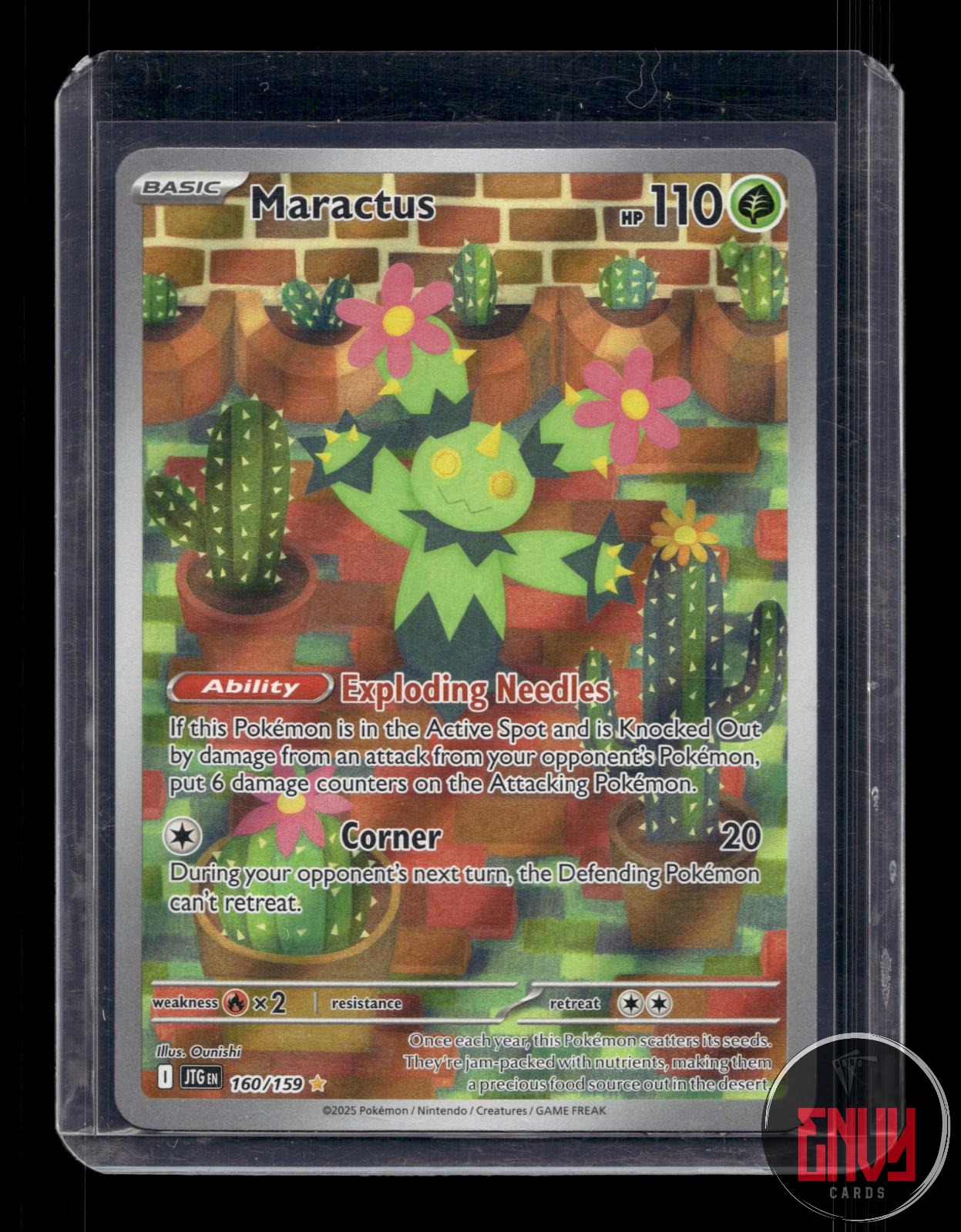 Maractus Near Mint 160/159 Illustration Rare Journey Together Pokemon
