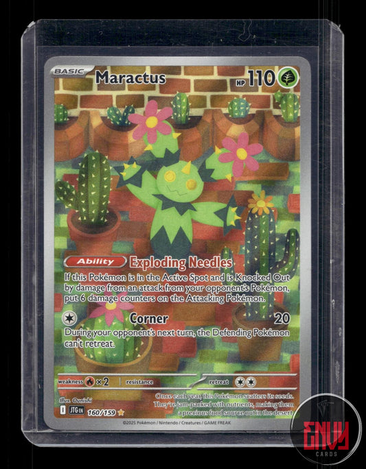 Maractus Near Mint 160/159 Illustration Rare Journey Together Pokemon