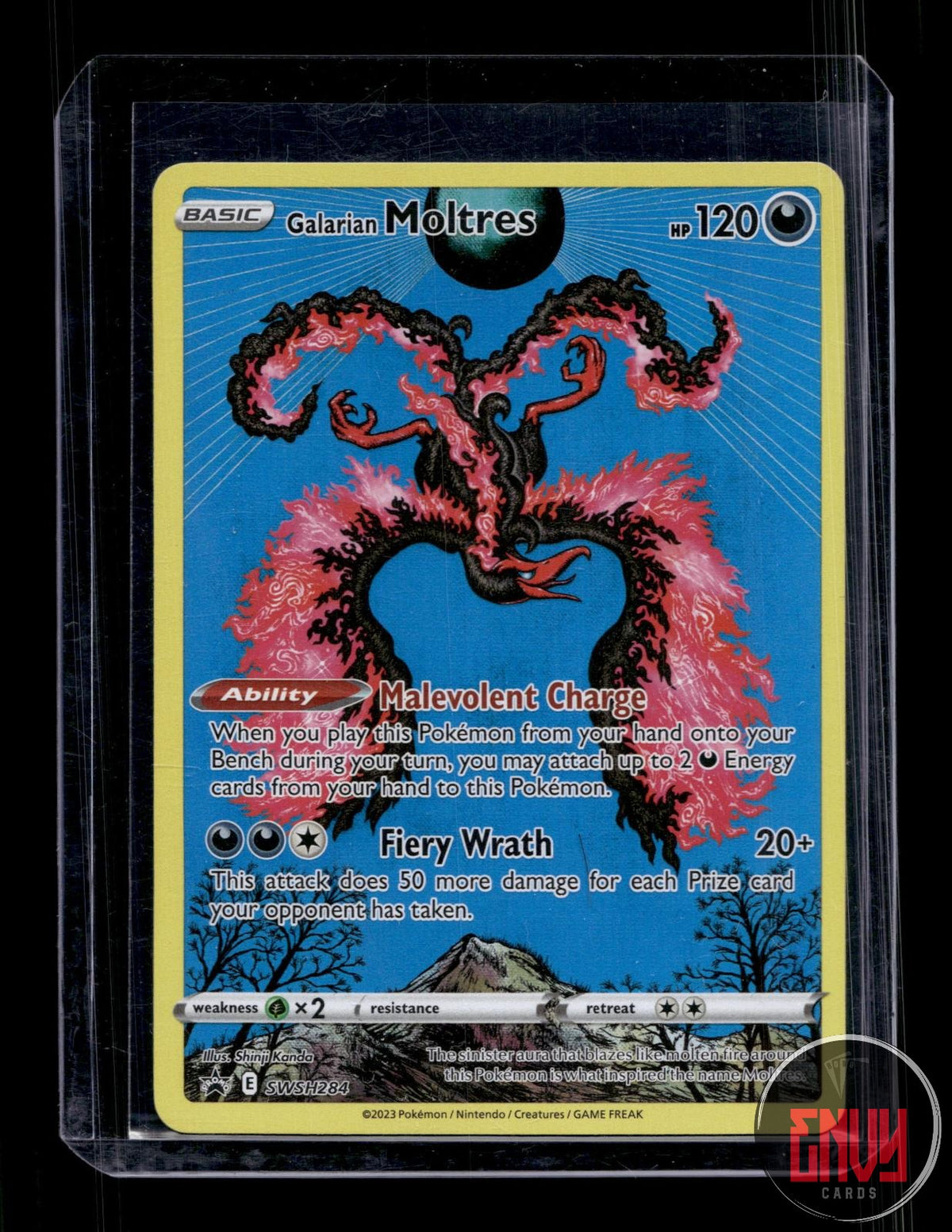 Galarian Moltres LP SWSH284 P Sword & Shield Promo Pokemon Holo
