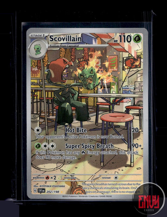 Scovillain Near Mint 202/198 Illustration Rare Scarlet & Violet Pokemon