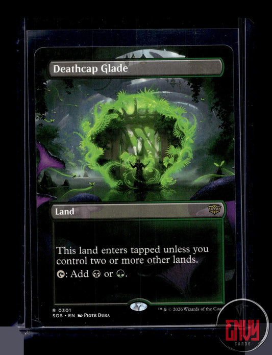 Deathcap Glade (Borderless) Lightly Played 301 Rare Secrets of Strixhaven