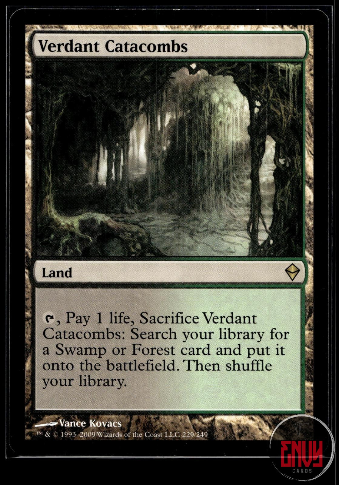 Verdant Catacombs Near Mint 229 Rare Zendikar