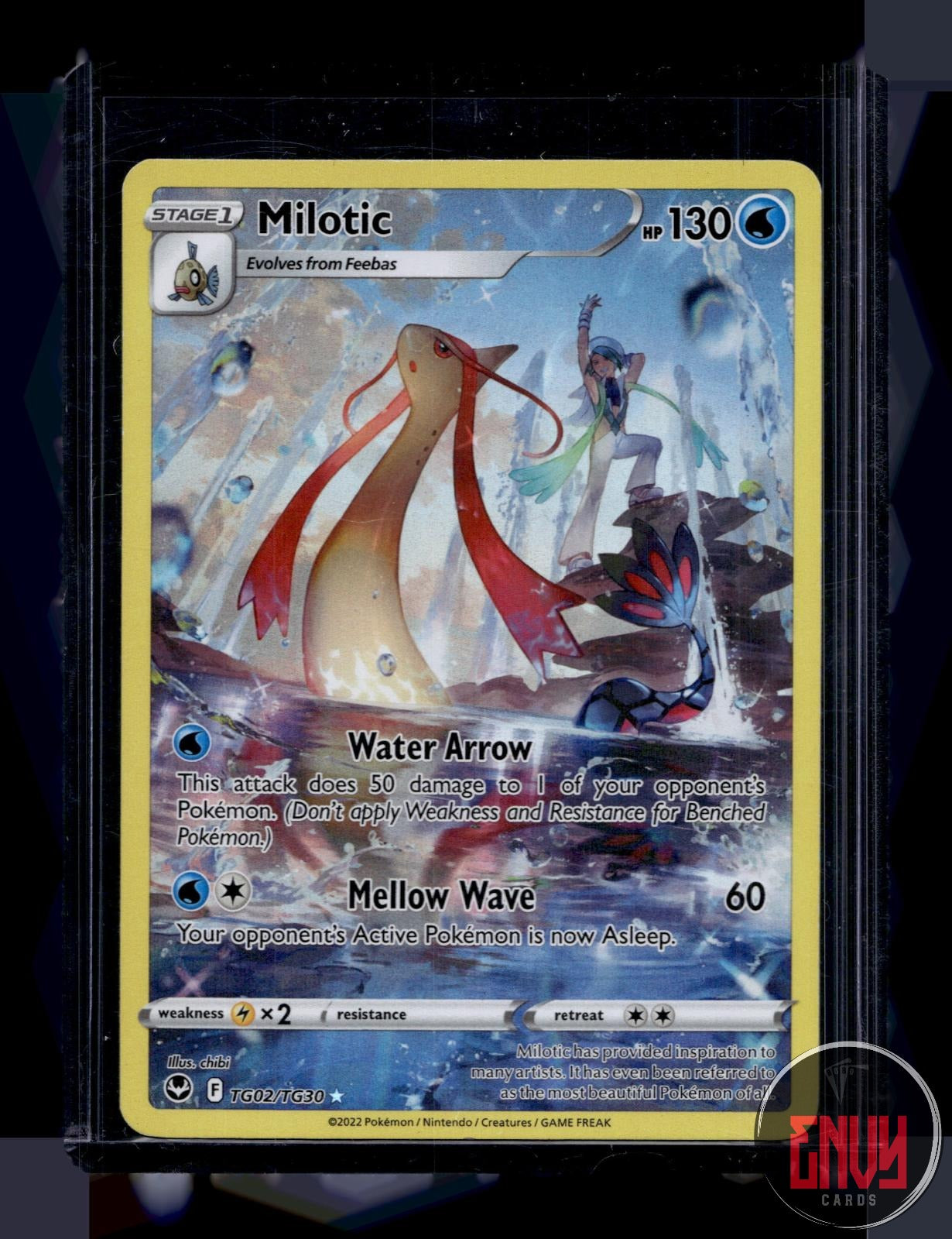 Milotic LP TG02/TG30 Silver Tempest Trainer Gallery Pokemon Holo