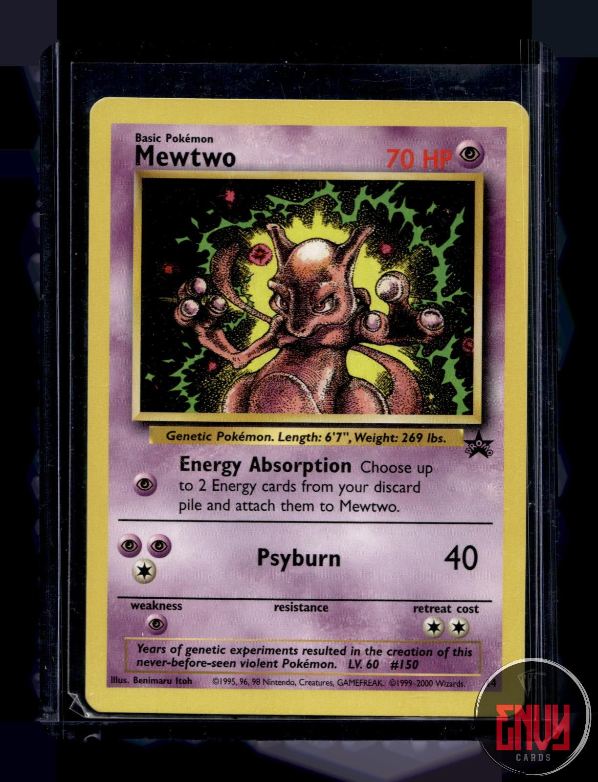 Mewtwo Lightly Played 14 Promo Wizards Black Star Promos Pokemon