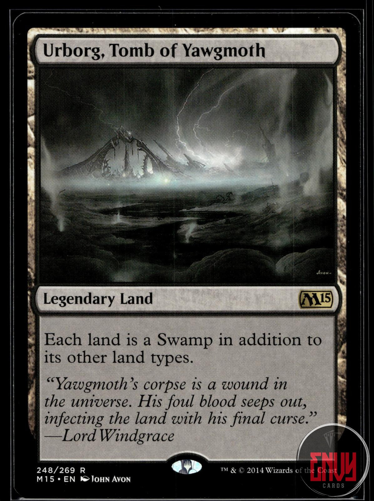 Urborg, Tomb of Yawgmoth Near Mint 248 Rare Magic 2015 (M15)