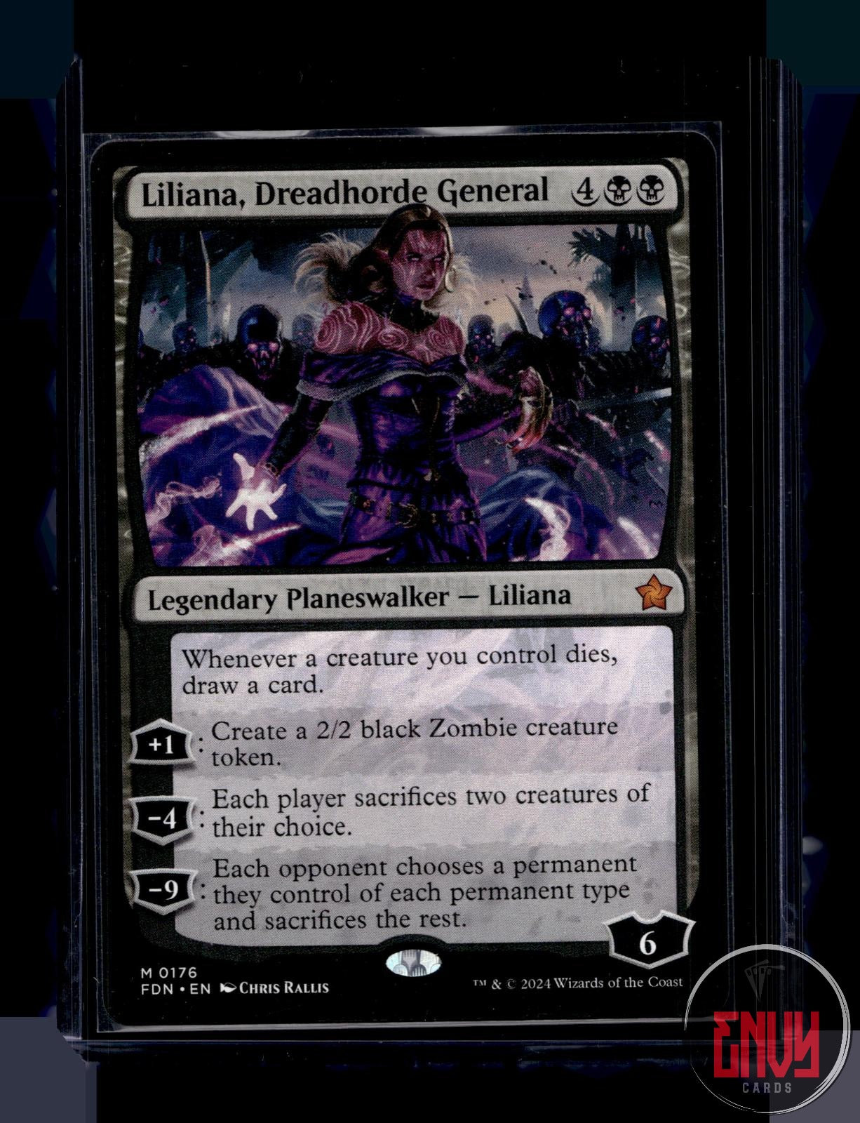 Liliana, Dreadhorde General NM 176 Mythic Foundations Magic: The Gathering
