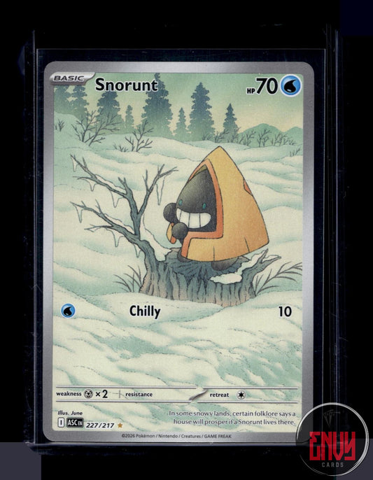 Snorunt Near Mint 227/217 Illustration Rare Ascended Heroes Pokemon