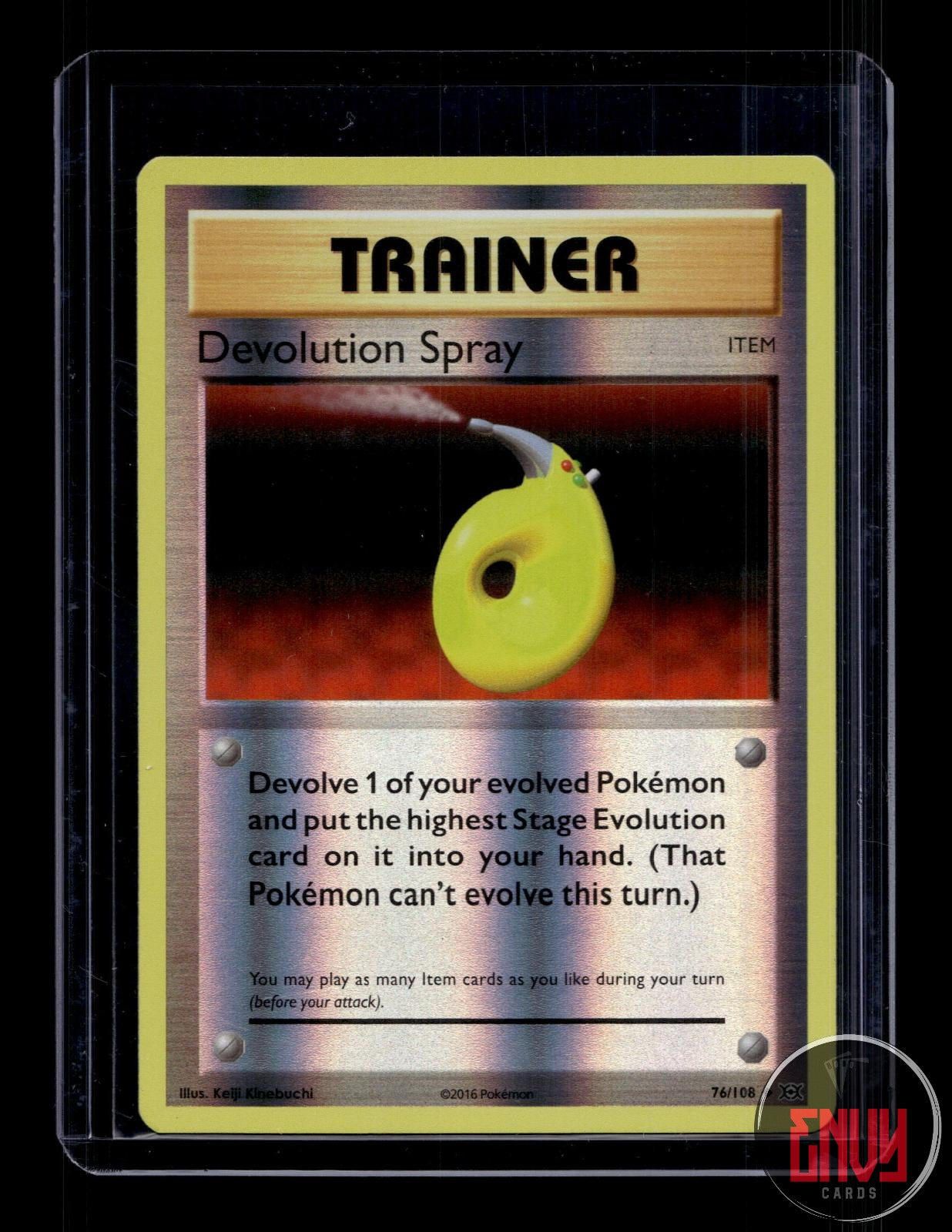 Devolution Spray Near Mint 76/108 Uncommon Evolutions Pokemon Reverse Holo