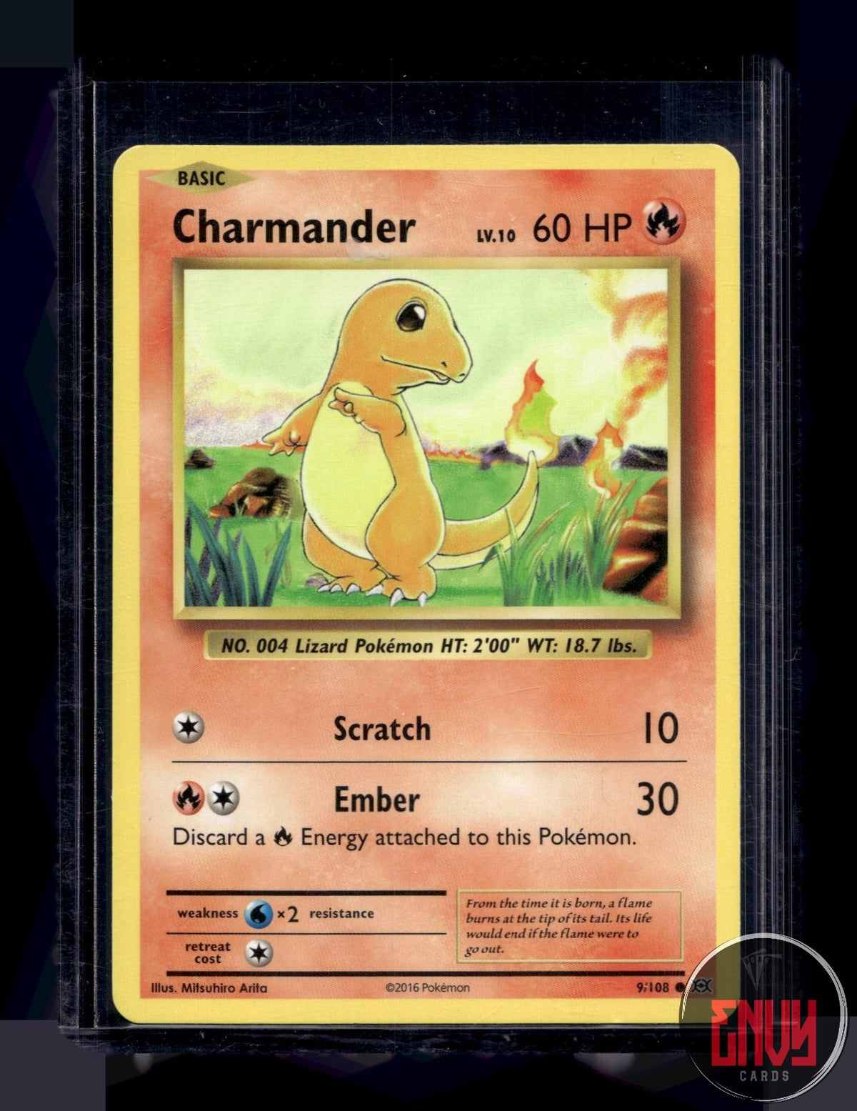 Charmander NM 9/108 C Evolutions Pokemon