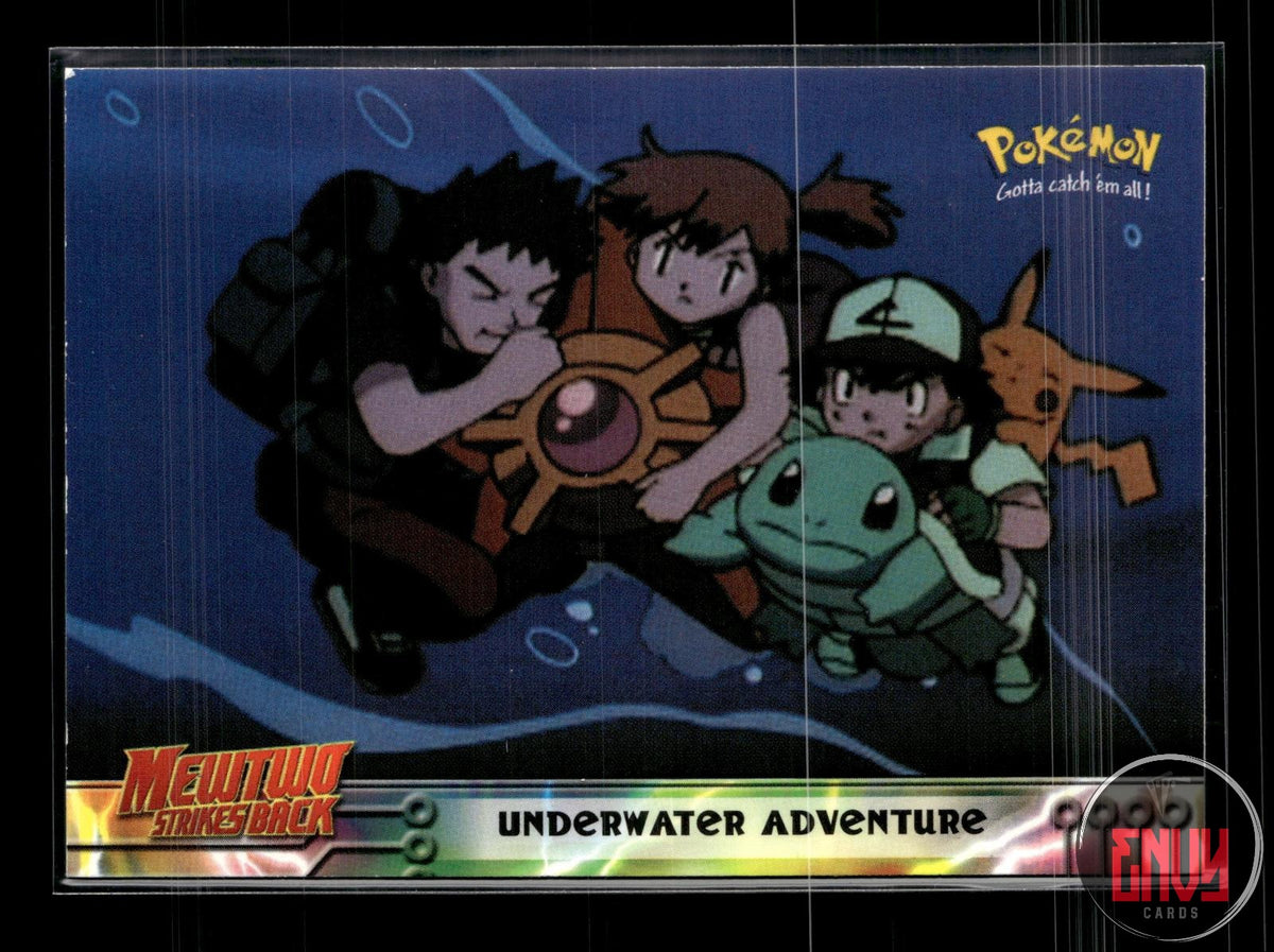 Underwater Adventure LP #17 Topps The First Movie Trading Cards Pokemon