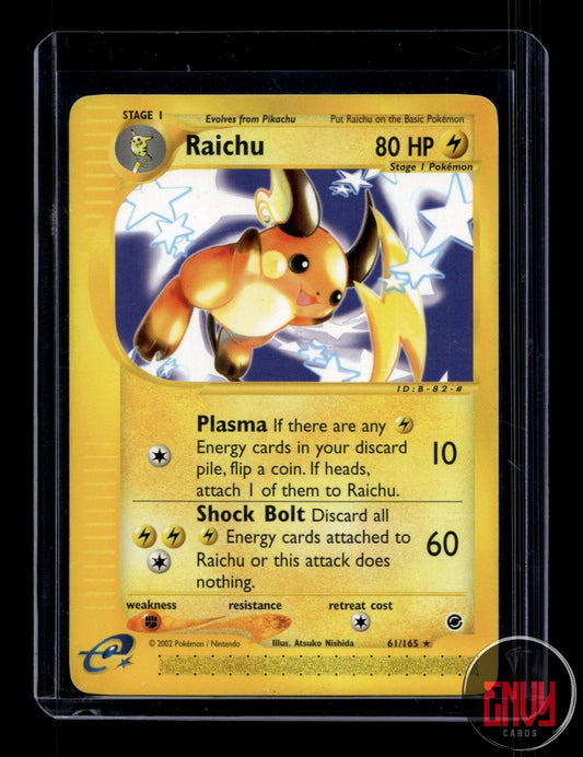 Raichu Lightly Played 61/165 Rare Expedition Base Set Pokemon