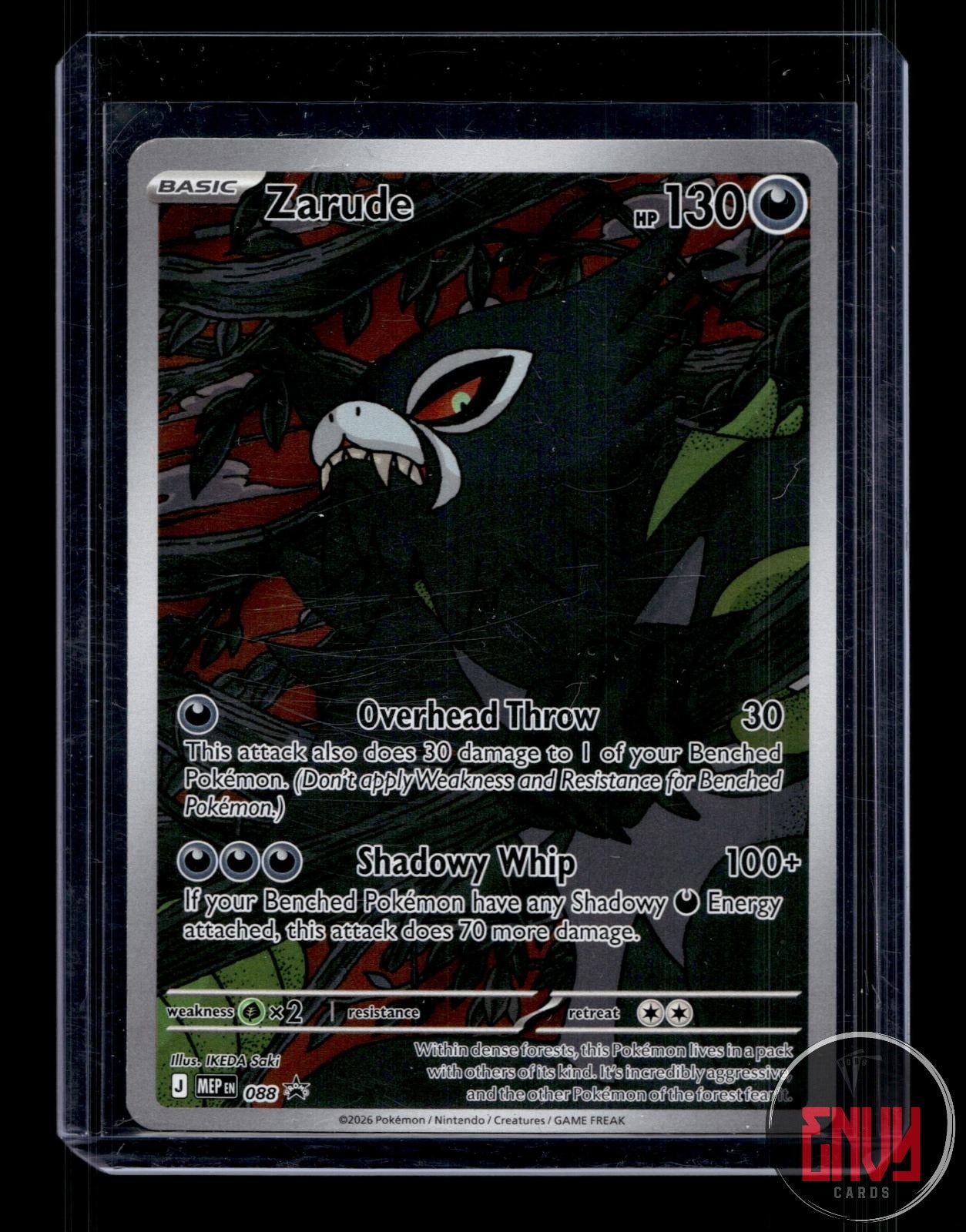 Zarude Near Mint 088 Promo ME: Mega Evolution Promo Pokemon Holo