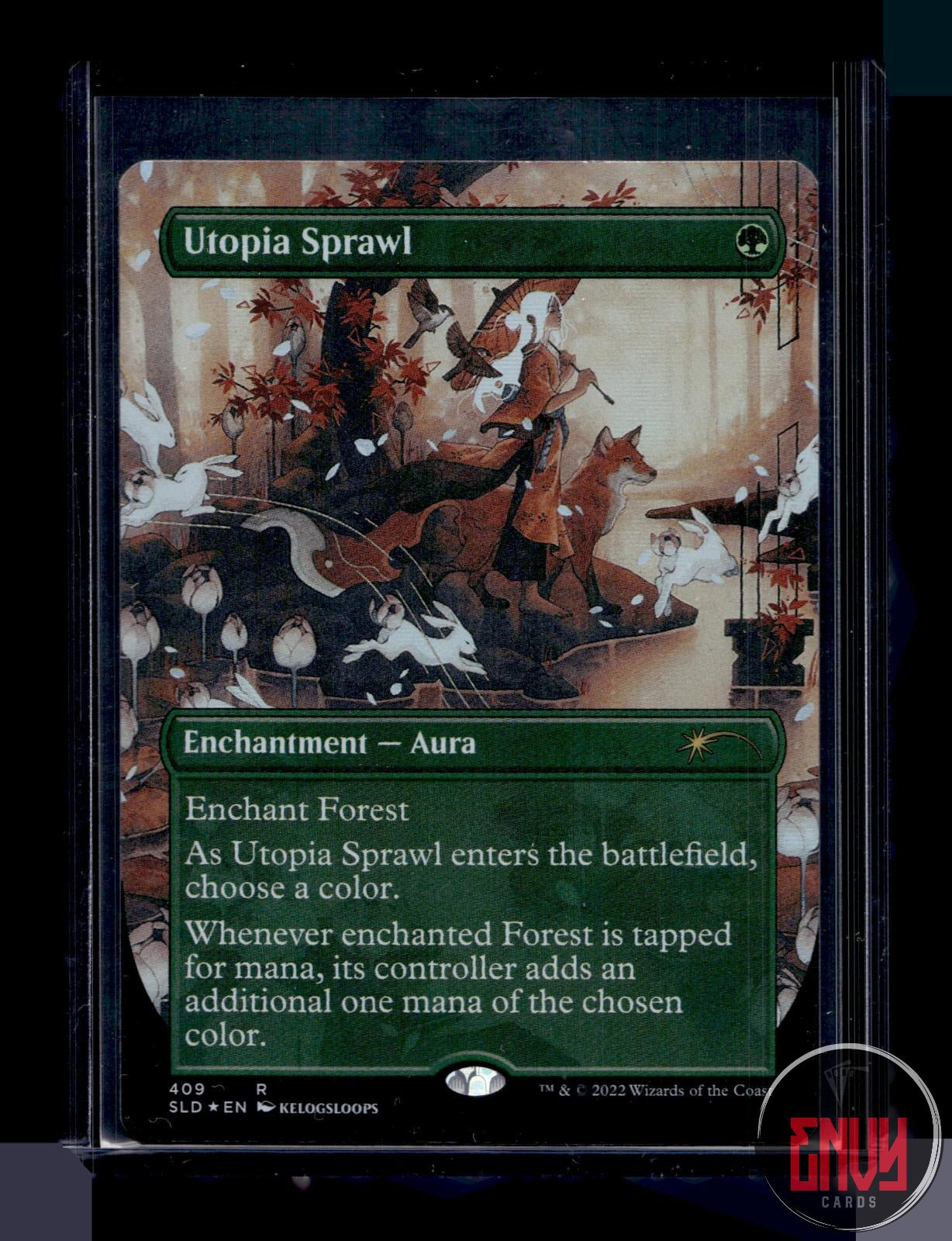 Utopia Sprawl (Borderless) LP 409 SLD Magic: The Gathering Foil