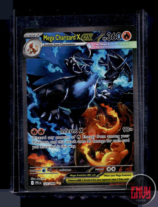 Mega Charizard X ex NM 125/094 Phantasmal Flames Pokemon