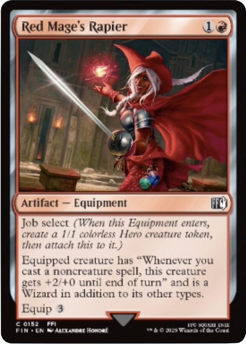 Red Mage's Rapier [FIN - 152]
