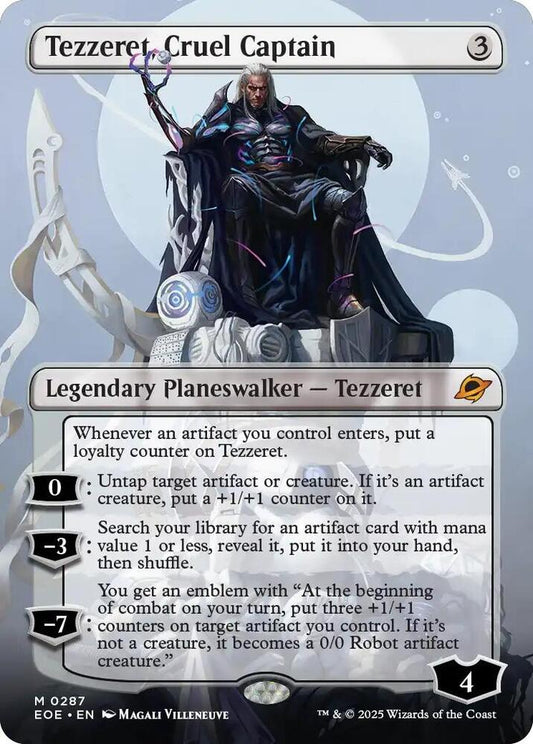 Tezzeret, Cruel Captain (Borderless) NM 287 Edge of Eternities MTG