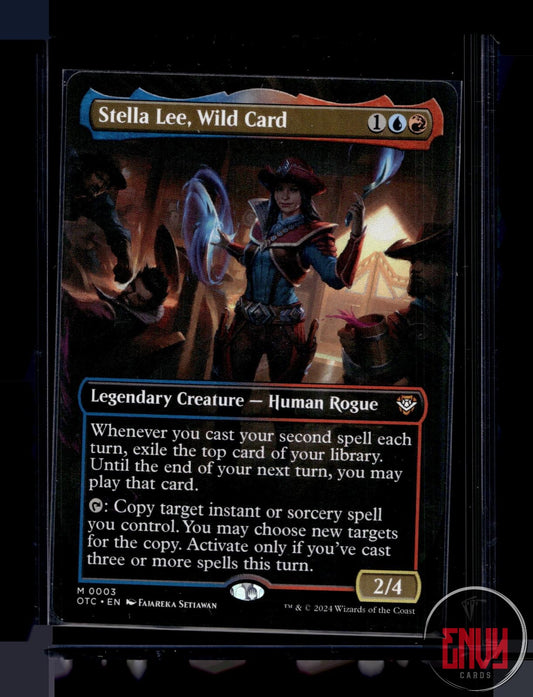 Stella Lee, Wild Card (Borderless) NM 3 Commander: Outlaws of Thunder Junction