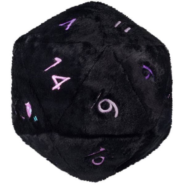 Squishable - Squishable - Black D20 Dice Plush