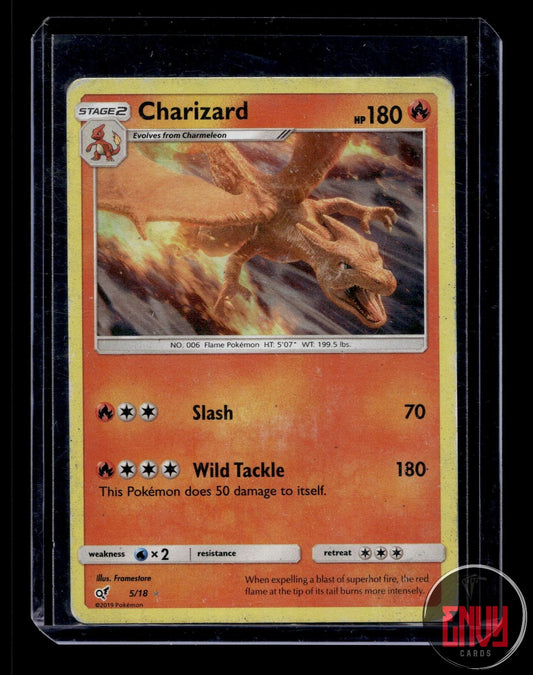 Charizard Heavily Played 5/18 Ultra Rare Detective Pikachu Pokemon