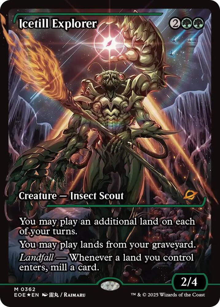 Icetill Explorer (Showcase) NM 362 Edge of Eternities Magic: The Gathering Foil