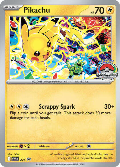 Pikachu - 225 (World Championship 2025) [SVP - 225]