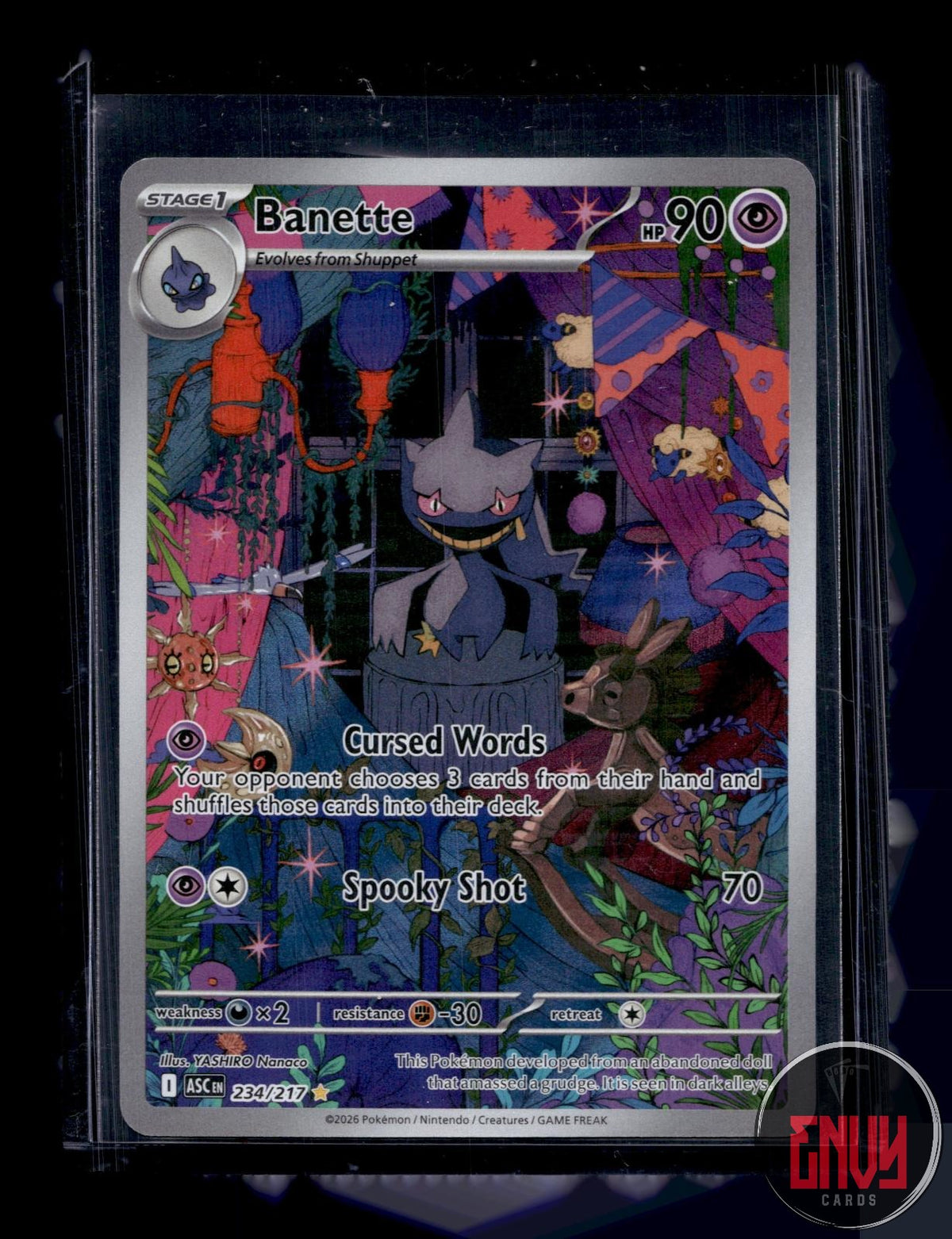Banette NM 234/217 IR Ascended Heroes Pokemon Holo