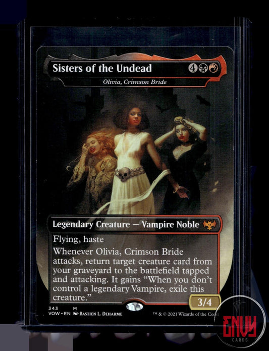 Sisters of the Undead - Olivia, Crimson Bride NM 343 Innistrad: Crimson Vow 