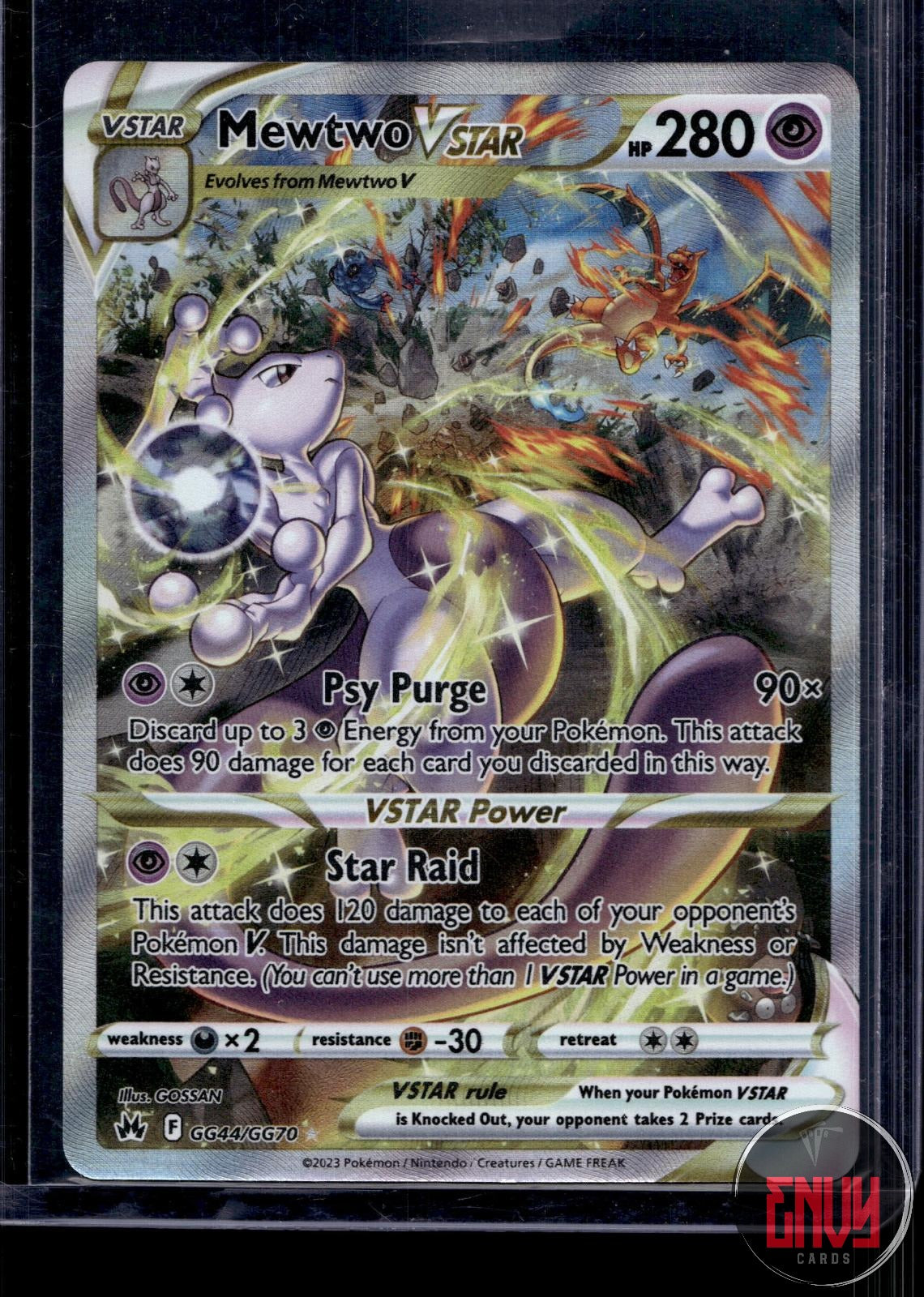 Mewtwo VSTAR NM GG44/GG70 UR Crown Zenith Galarian Gallery Pokemon Holo