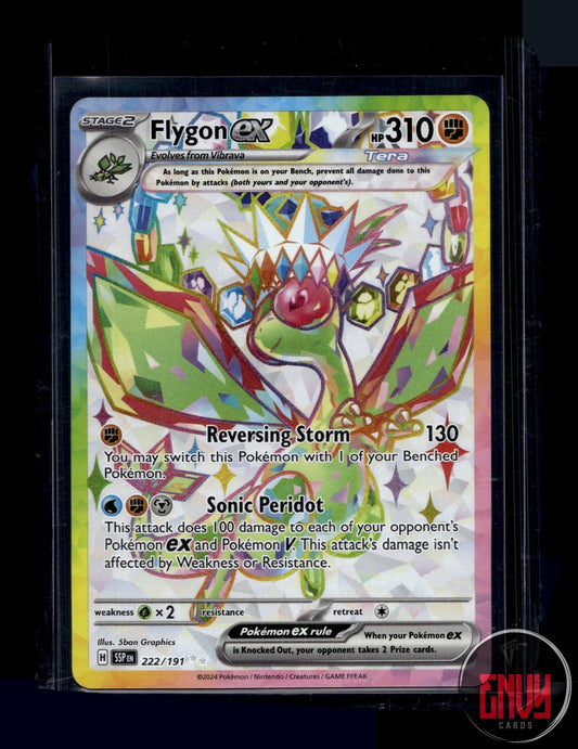 Flygon ex Near Mint 222/191 Ultra Rare Surging Sparks Pokemon