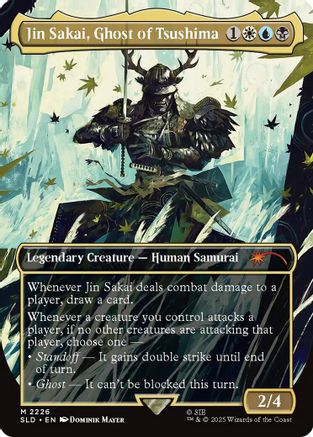 Jin Sakai, Ghost of Tsushima NM 2226 Secret Lair Drop Series MTG