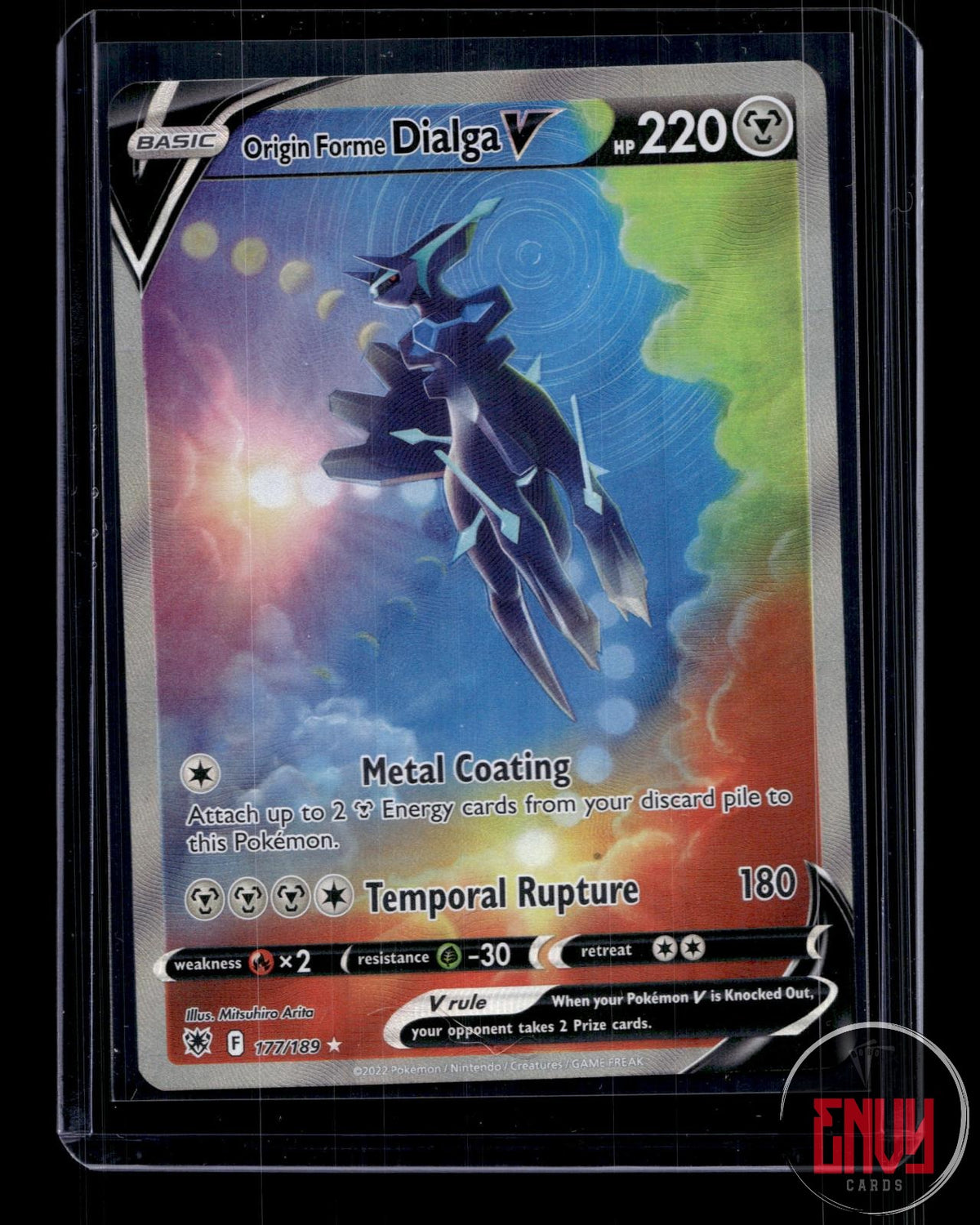 Origin Forme Dialga V NM 177/189 UR Astral Radiance Pokemon Holo