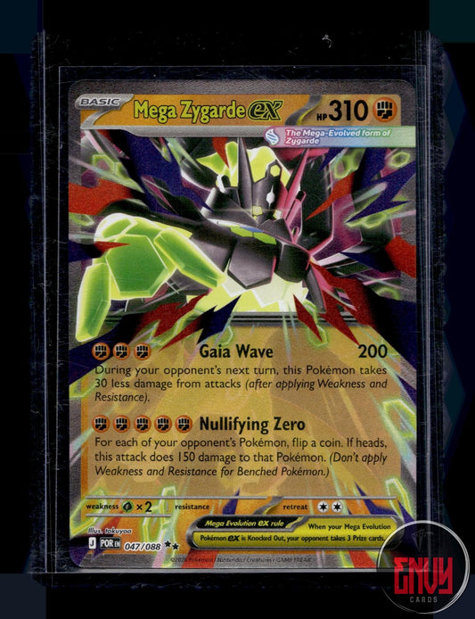 Mega Zygarde ex Near Mint 047/088 Double Rare Perfect Order Pokemon