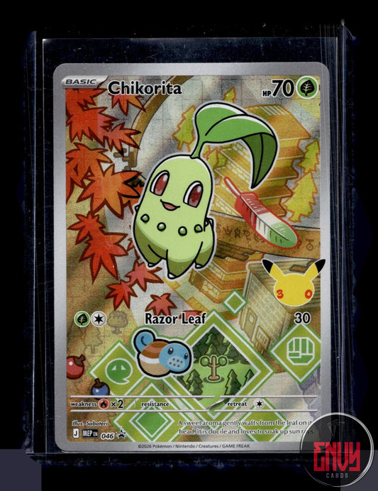 Chikorita Near Mint 046 Promo ME: Mega Evolution Promo Pokemon Holo