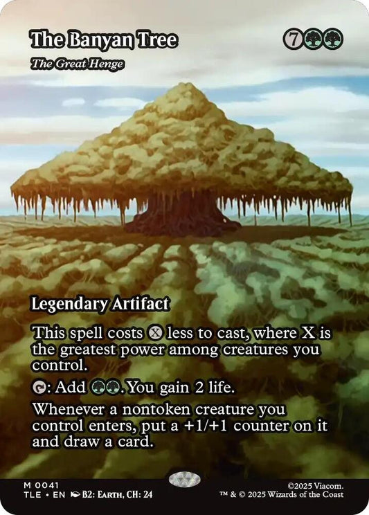 The Banyan Tree - The Great Henge (Borderless) NM 41 TLE MTG