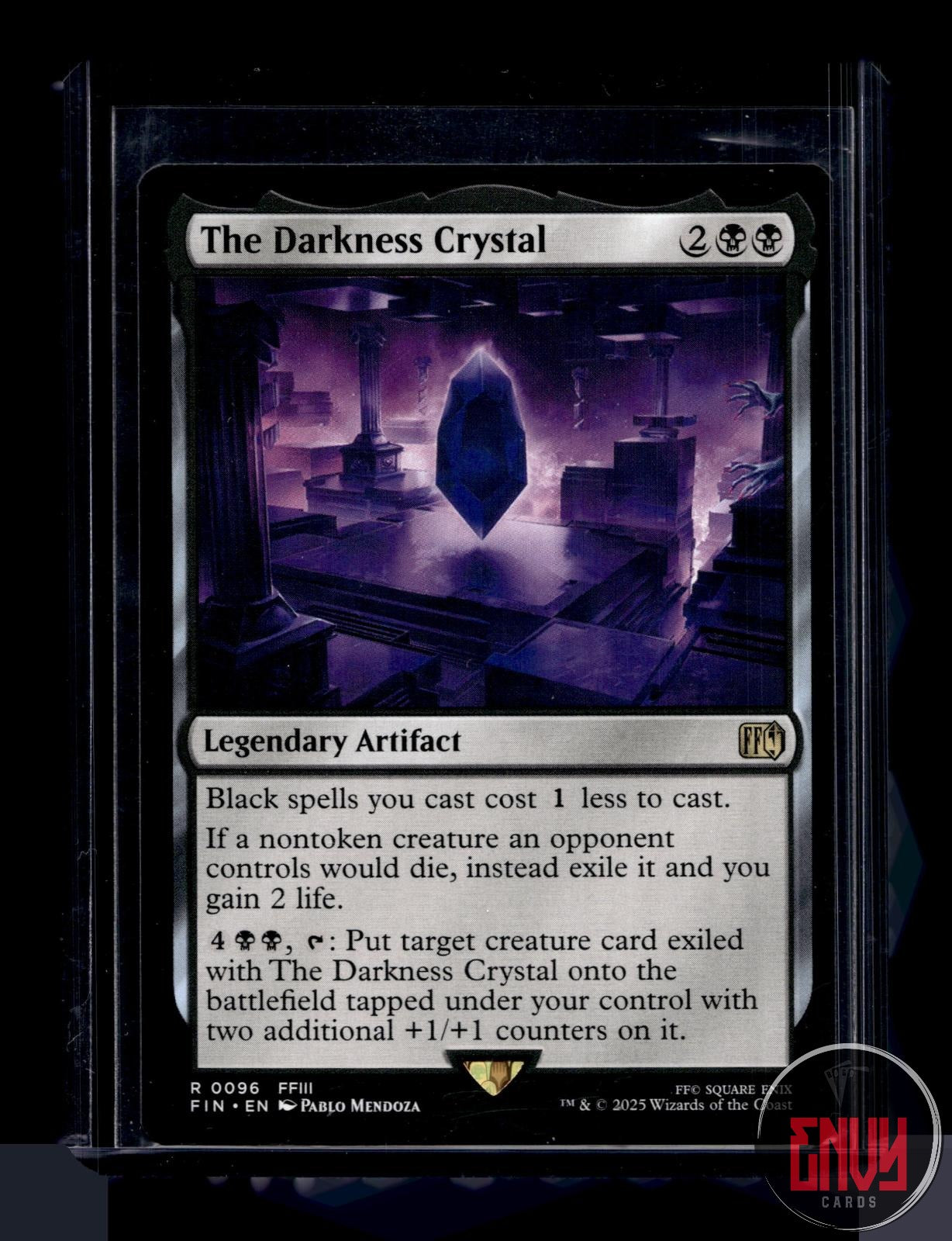 The Darkness Crystal Near Mint 96 Rare FINAL FANTASY Magic: The Gathering Foil