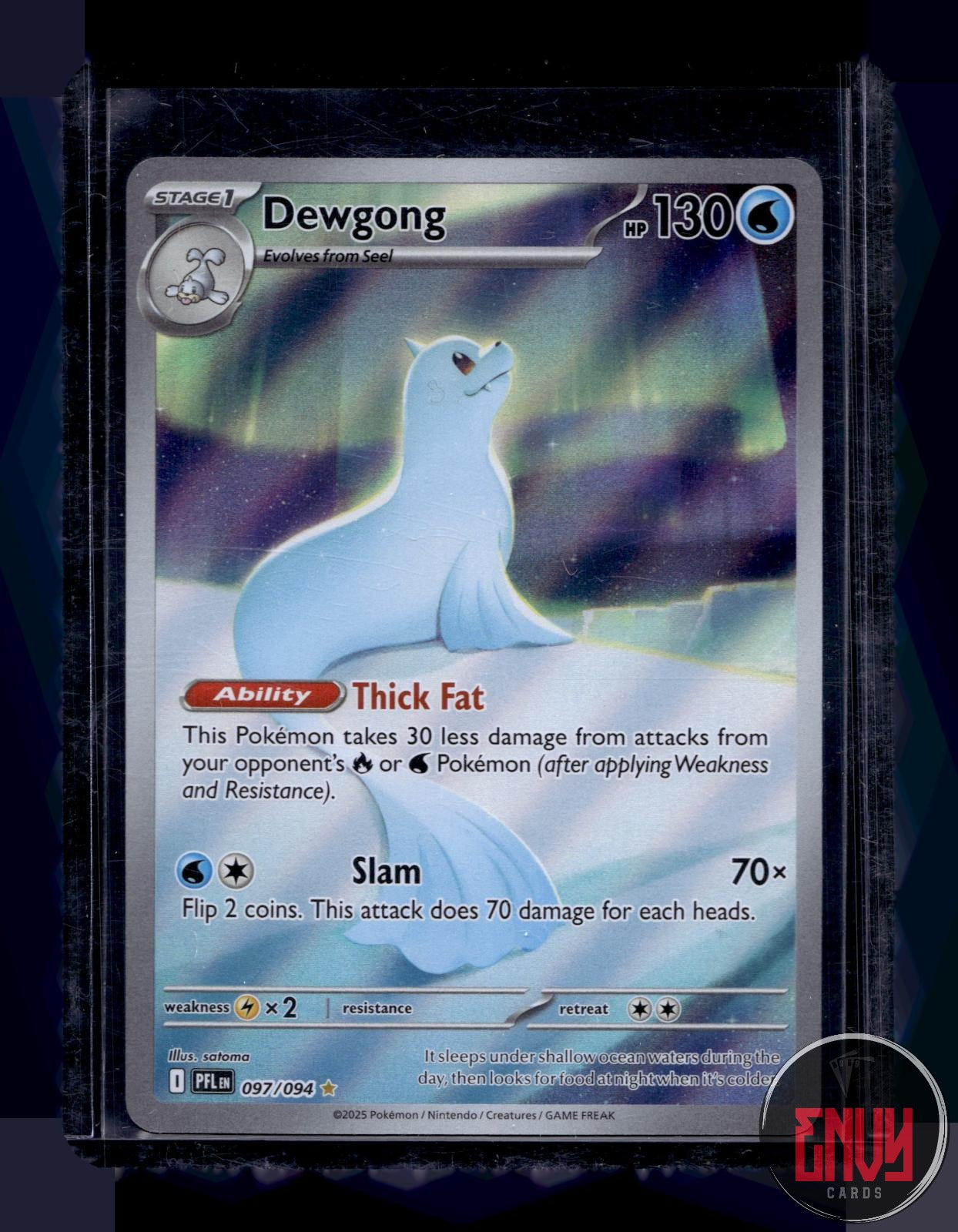 Dewgong Near Mint 097/094 Illustration Rare Phantasmal Flames Pokemon