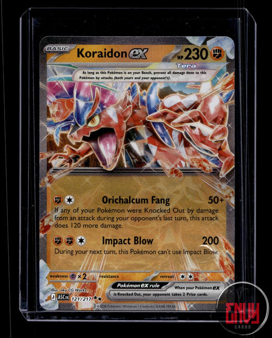 Koraidon ex Near Mint 121/217 Double Rare Ascended Heroes Pokemon
