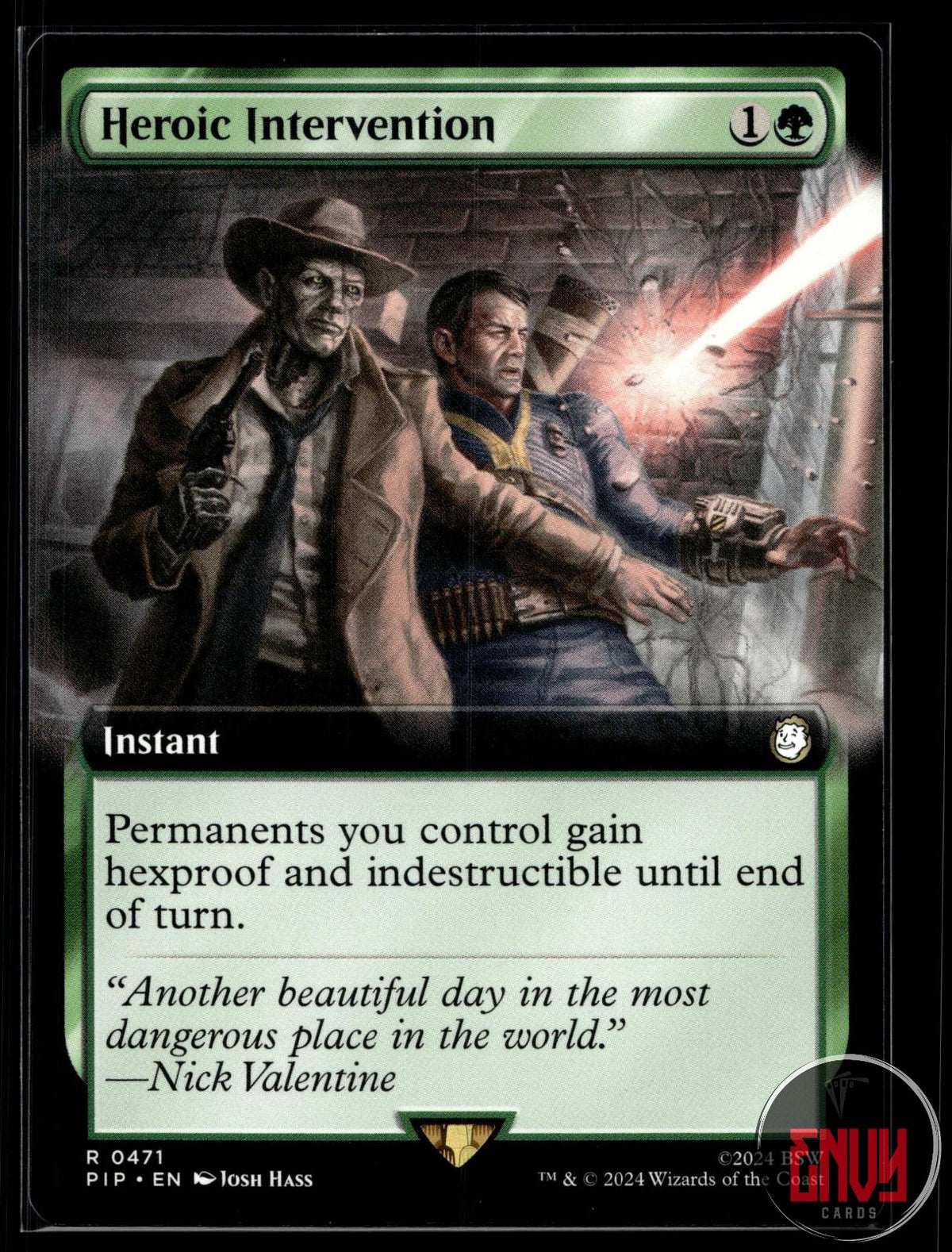 Heroic Intervention (Extended Art) Near Mint 471 Rare Universes Beyond: Fallout