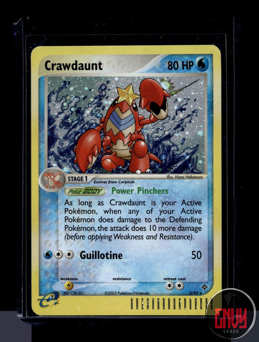 Crawdaunt Moderately Played 3/97 Rare Dragon Pokemon